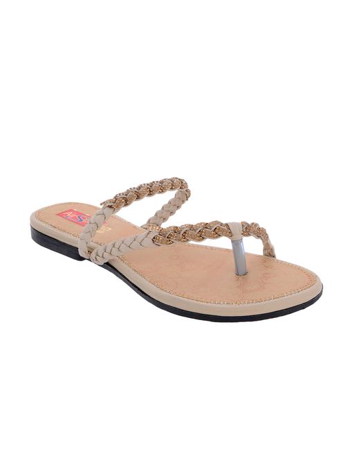 beige one toe sandal - 14717844 - Very Small Image - 1