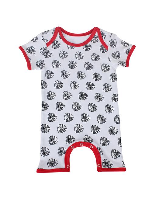 white cotton rompers - 14718073 - Very Small Image - 1
