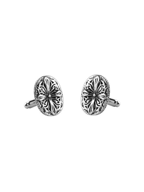 silver metal cufflink - 14721070 - Very Small Image - 1