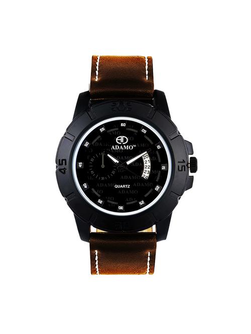 adamo (date display) geneva men's wrist watch a204br02 - 14727709 - Very Small Image - 1