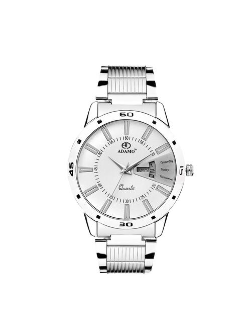 adamo (day & date) designer men's wrist watch a814sm01 - 14727783 - Very Small Image - 1