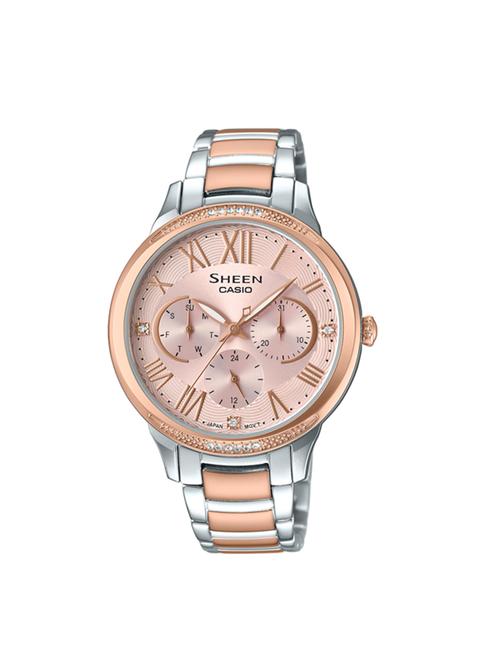 casio gold dial  watch for women - sx204 - 14730145 - Very Small Image - 1