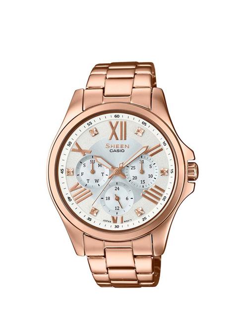 casio silver dial  analog watch for women - sh192 - 14730153 - Very Small Image - 1
