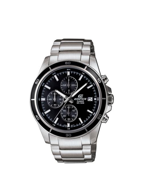 casio black dial men chronograph watch-ex093 - 14730228 - Very Small Image - 1