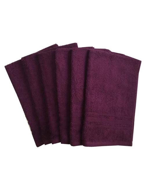 set of 6 super soft and fluffy hand towels - 14735283 - Very Small Image - 1