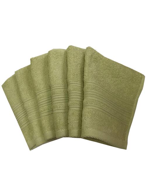 set of 6 super soft and fluffy face towel - 14735296 - Very Small Image - 1