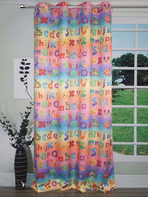 digital print kids alphabets 1 door curtain - 14735327 - Very Small Image - 1