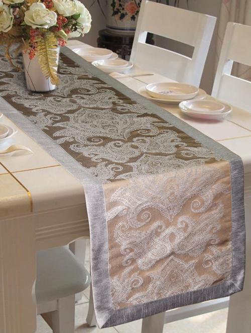 table runner with polyester border (size: 16"x72") - 14735504 - Very Small Image - 1