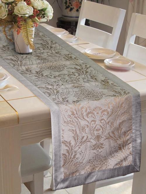 table runner with polyester border (size: 16"x72") - 14735514 - Very Small Image - 1
