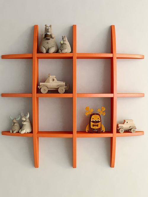 globe shape floating wall shelves rack - 14746155 - Very Small Image - 1