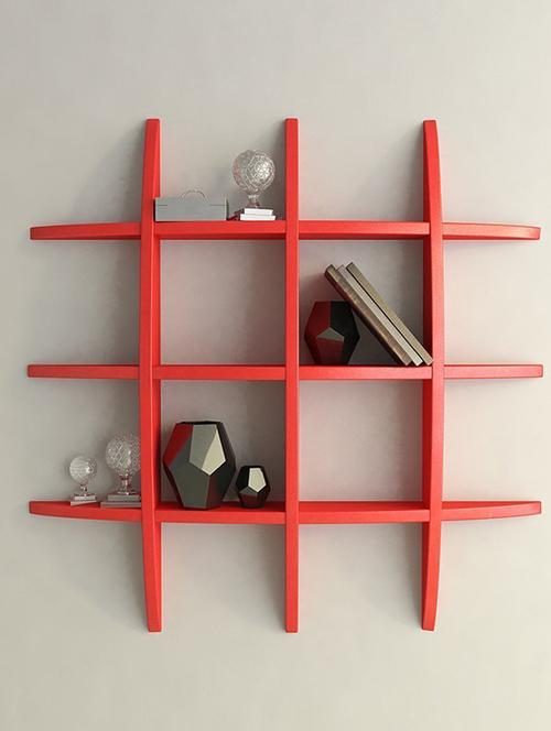 globe shape floating wall shelves rack - 14746160 - Very Small Image - 1