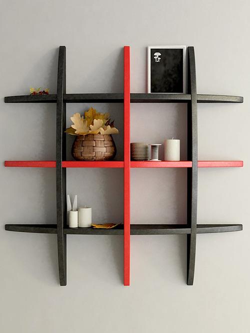 globe shape floating wall shelves rack - 14746161 - Very Small Image - 1