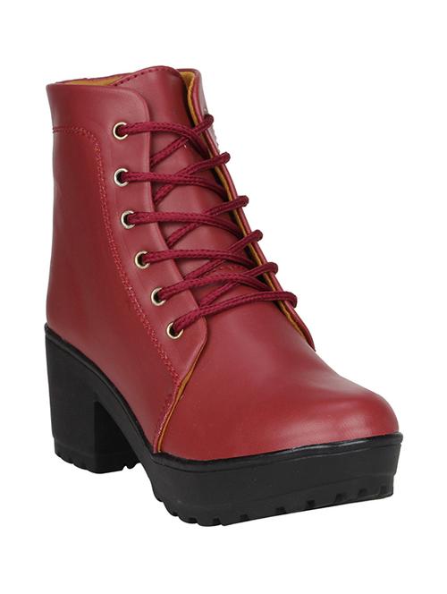 maroon ankle boot - 14749619 - Very Small Image - 1