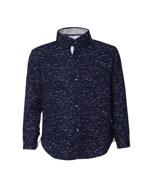 navy blue cotton shirt - 14749941 - Very Small Image - 1