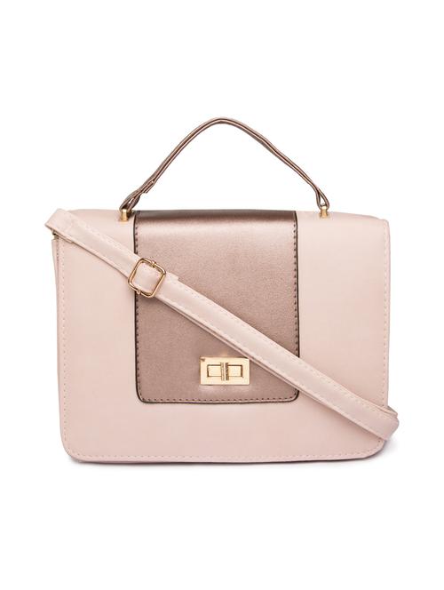 pink leatherette sling bag - 14749968 - Very Small Image - 1