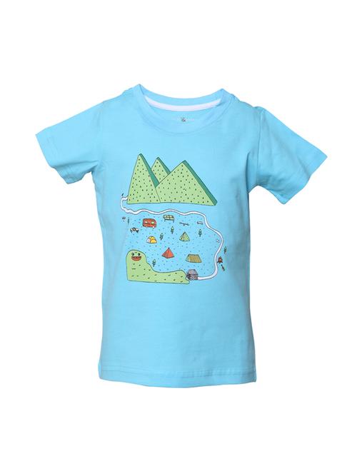 light blue cotton tshirt - 14749991 - Very Small Image - 1