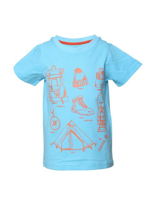 light blue cotton tshirt - 14750003 - Very Small Image - 1
