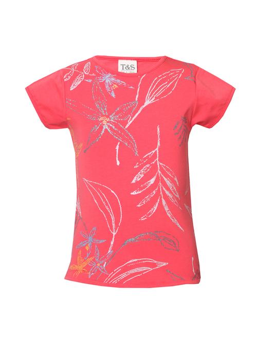red cotton  tee - 14750497 - Very Small Image - 1