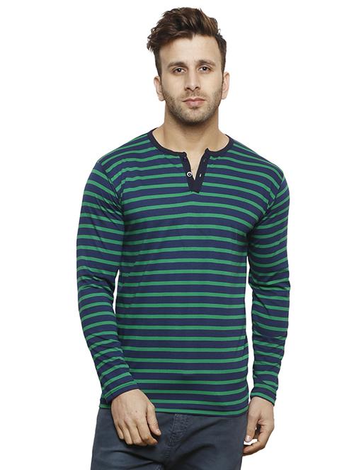 green cotton  t-shirt - 14750739 - Very Small Image - 1