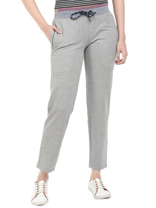 grey solid jogger - 14750845 - Very Small Image - 1
