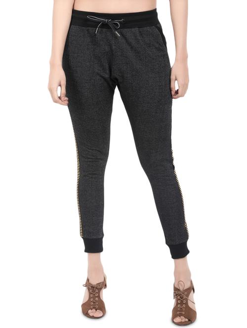 black solid jogger - 14750864 - Very Small Image - 1
