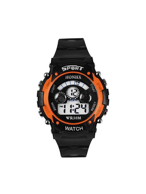 kid's digital orange multi color display watch - 14753739 - Very Small Image - 1