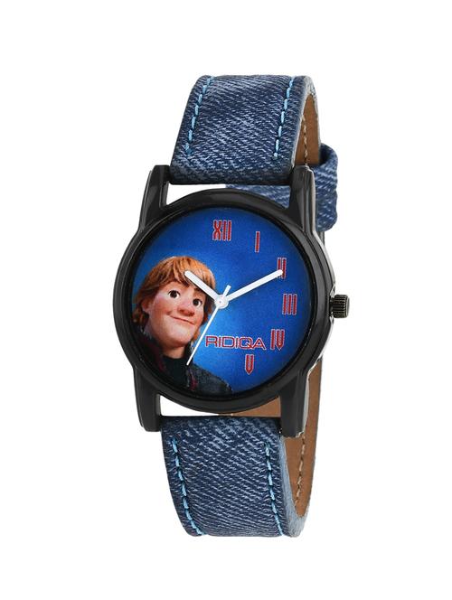 ridiqa blue leather watch - 14754539 - Very Small Image - 1