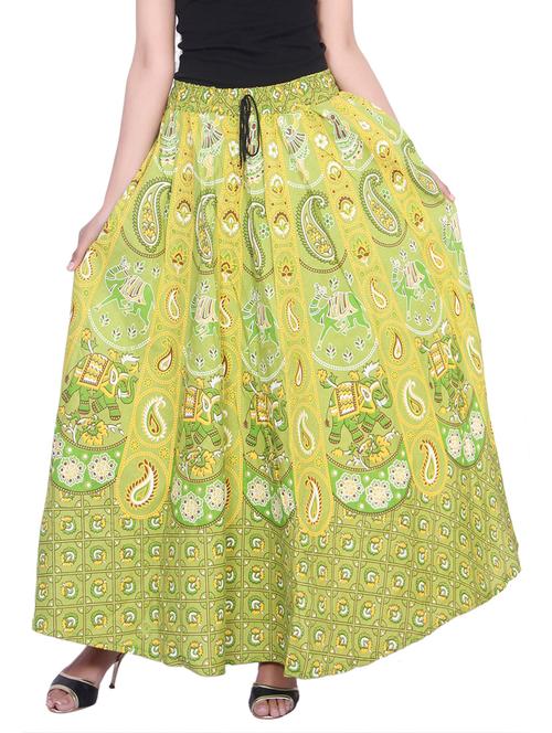 paisley printed a-line skirt - 14754787 - Very Small Image - 1