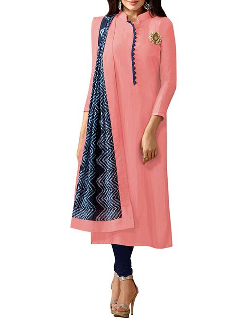 peach silk set - 14758888 - Very Small Image - 1