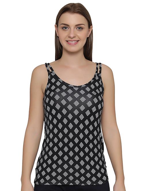 black cotton camisole - 14760197 - Very Small Image - 1