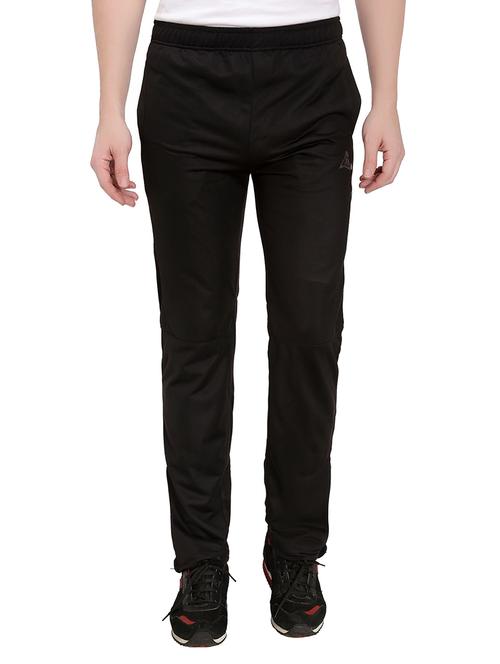 black polyester  full length track pant - 14762063 - Very Small Image - 1