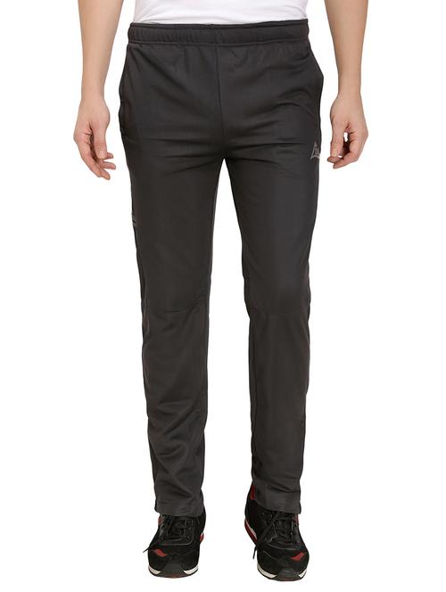 black polyester  full length track pant - 14762065 - Very Small Image - 1