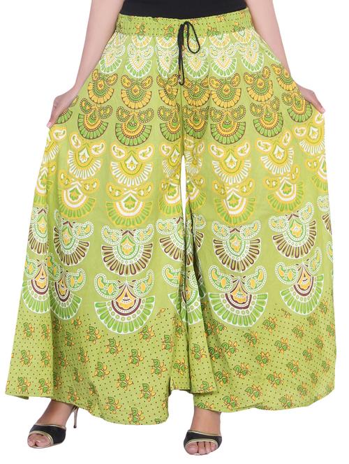 printed flared palazzo - 14762152 - Very Small Image - 1