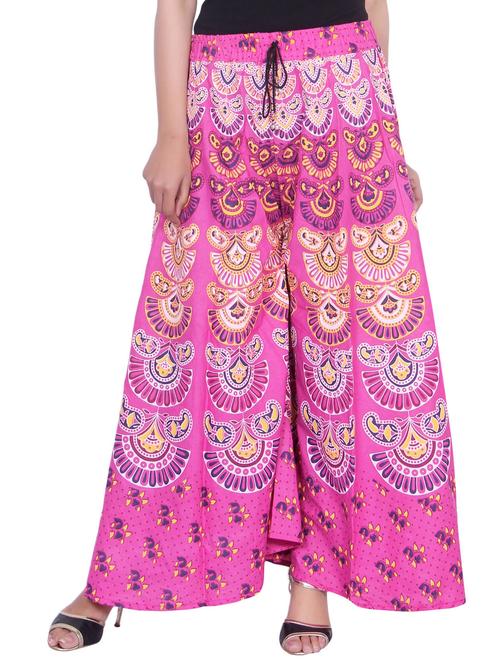 printed flared palazzo - 14762155 - Very Small Image - 1