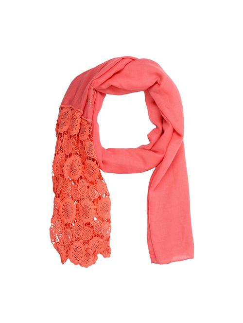 pink cotton stole - 14763125 - Very Small Image - 1