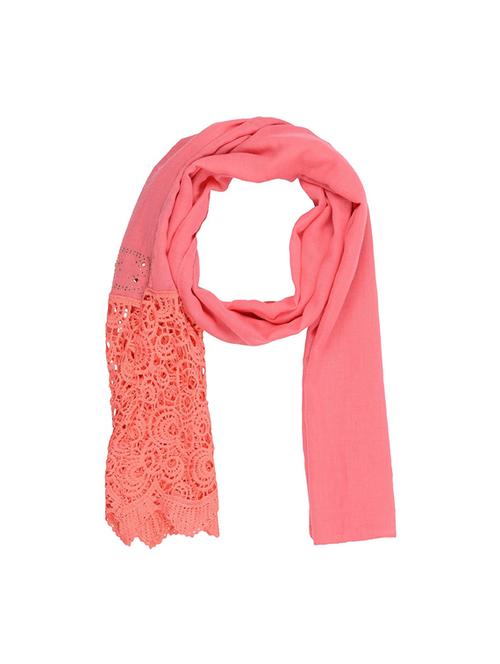 pink cotton stole - 14763204 - Very Small Image - 1