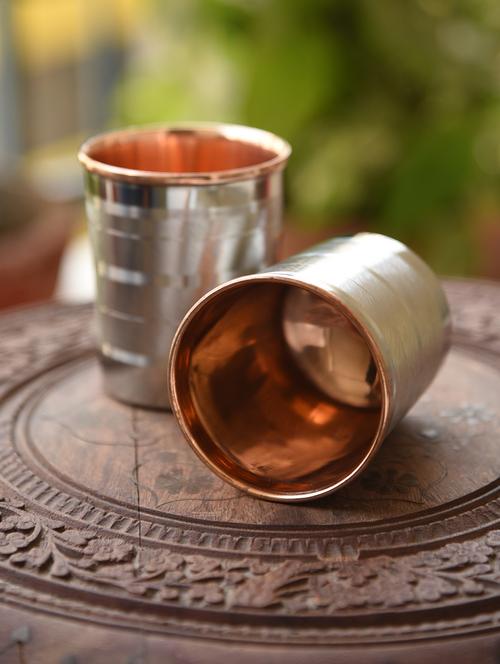 frestol frestol copper/steel glasses - set of 2 - 14764446 - Very Small Image - 1