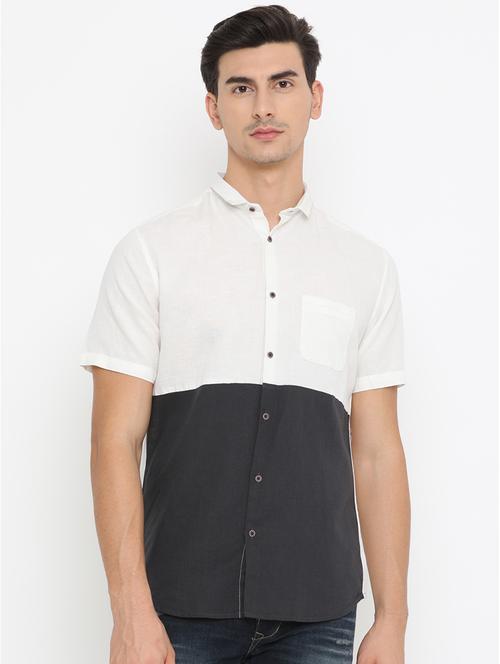 white cotton casual shirt - 14775261 - Very Small Image - 1