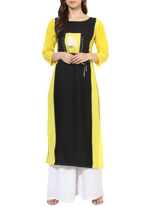 straight printed kurta - 14775325 - Very Small Image - 1