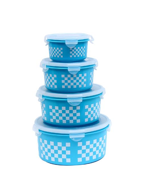 blue designer air tight storage box- set of 4 - 14776046 - Very Small Image - 1