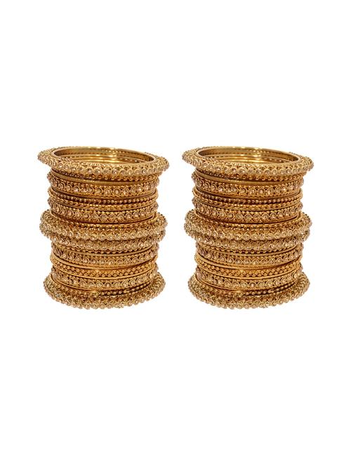 gold tone stone bangles - 14776859 - Very Small Image - 1