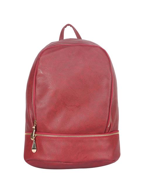 red leatherette  fashion backpack - 14777040 - Very Small Image - 1
