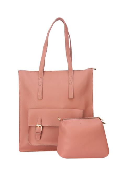 pink leatherette handbag - 14777048 - Very Small Image - 1