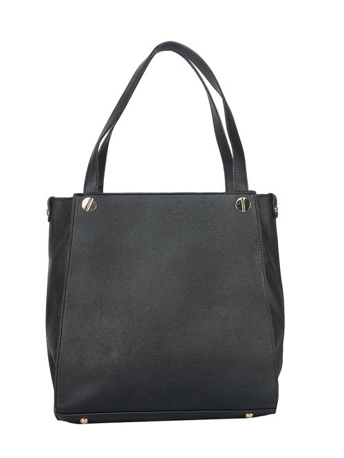 black leatherette  regular handbag - 14777188 - Very Small Image - 1
