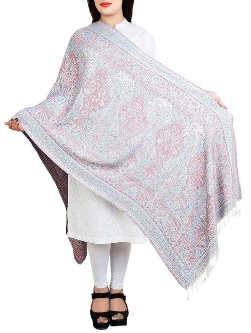 blue viscose shawl - 14781718 - Very Small Image - 1