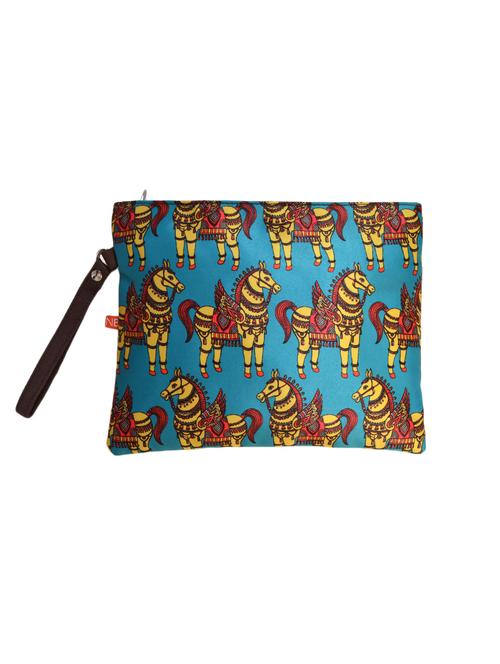 blue polyester regular pouch - 14782870 - Very Small Image - 1