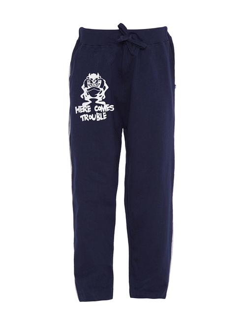 blue cotton track pant - 14783396 - Very Small Image - 1