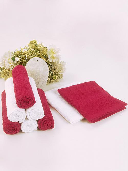 bianca 100% cotton egyption face towel ( set of 8 ) - 14784137 - Very Small Image - 1