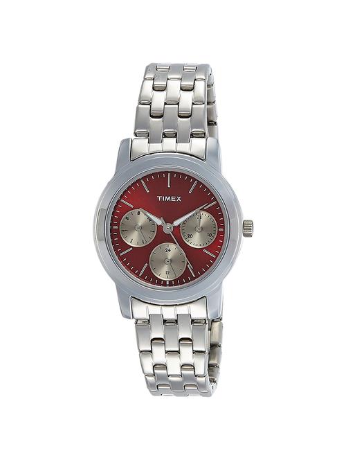 timex red dial  watch for women - tw000w107 - 14784888 - Very Small Image - 1