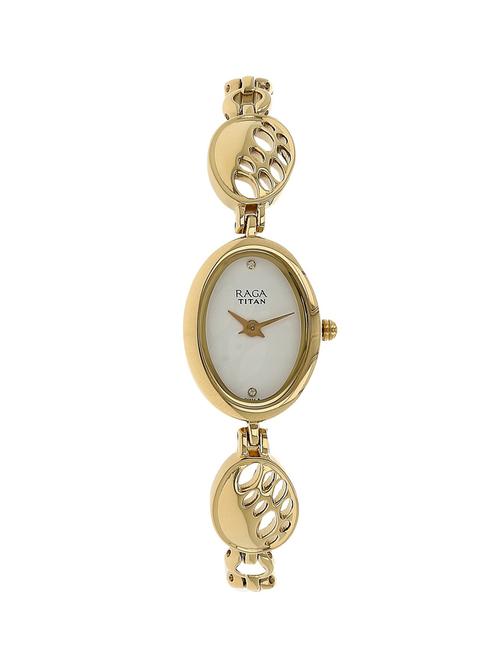 titan white dial  watch for women - 2511ym07 - 14784920 - Very Small Image - 1